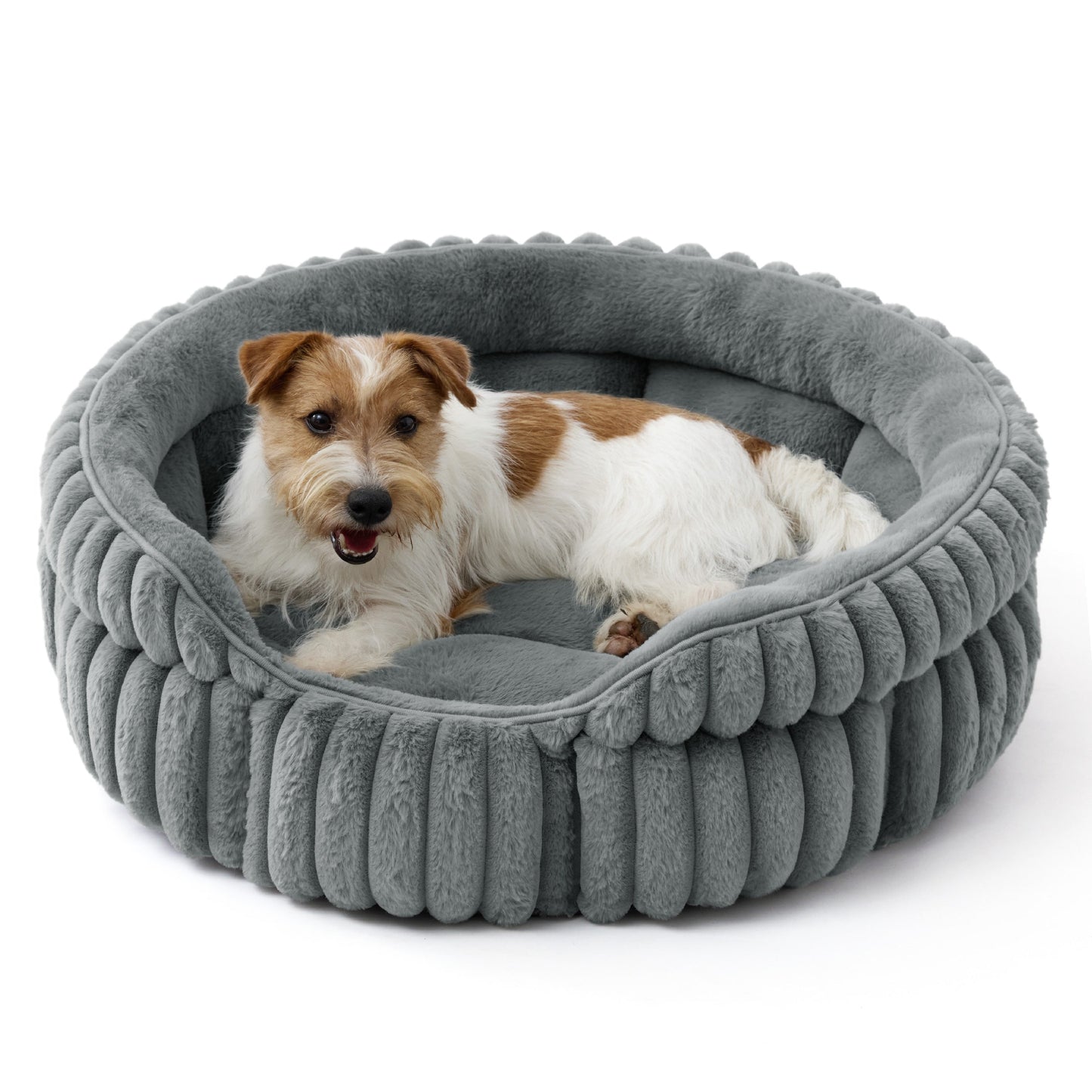 Double-Layer Faux Fur Pet Bed