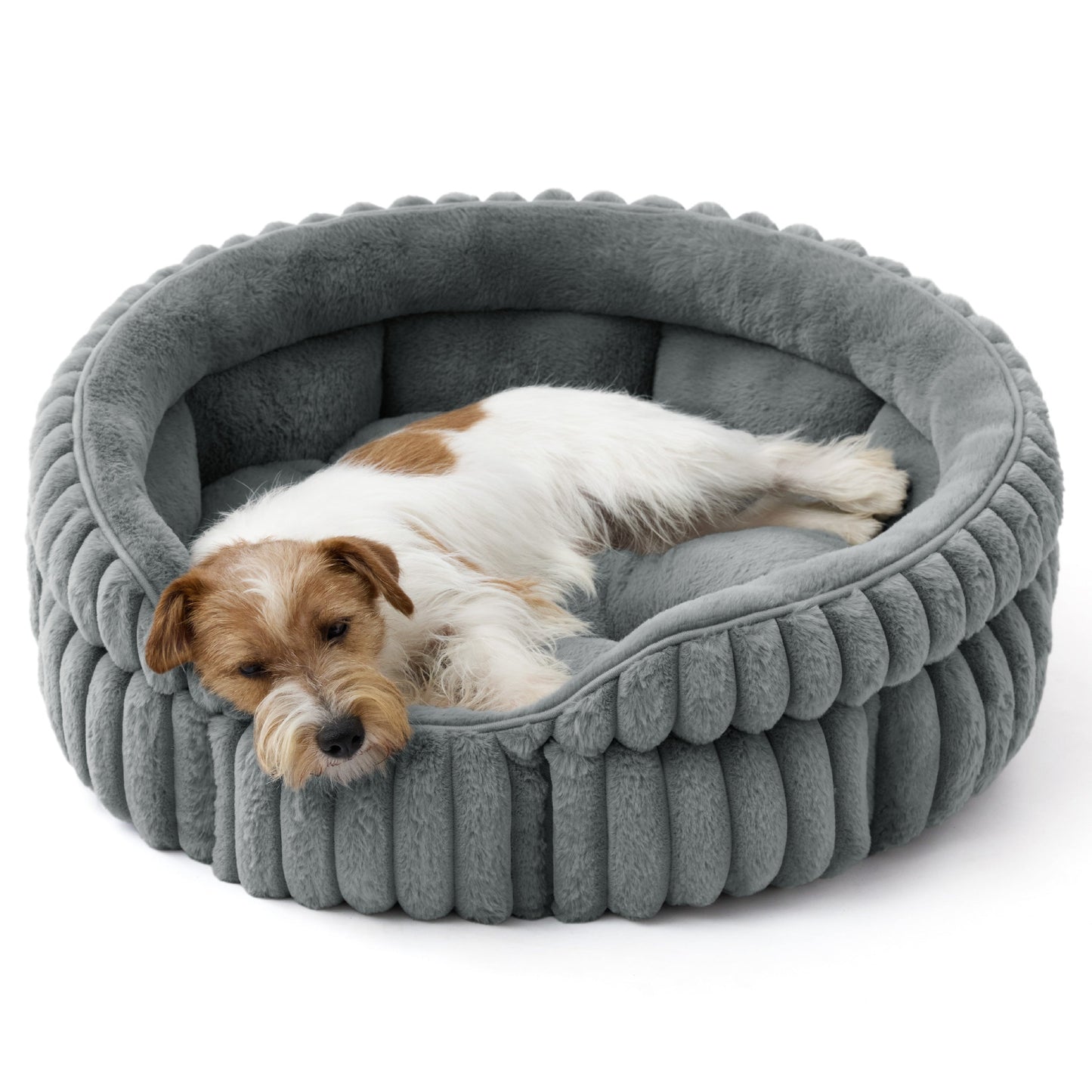 Double-Layer Faux Fur Pet Bed