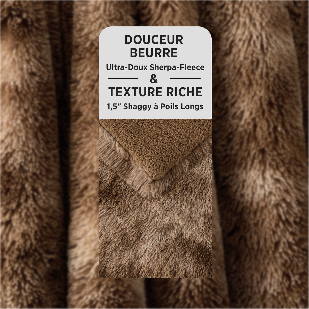 Fuzzy Faux Fur Blanket