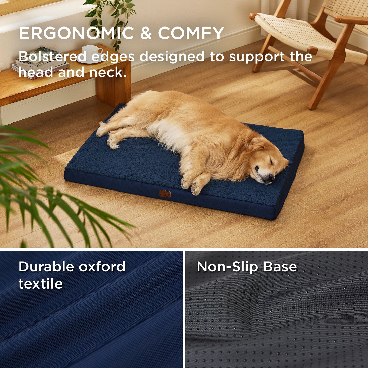 Egg Crate Foam Dog Bed