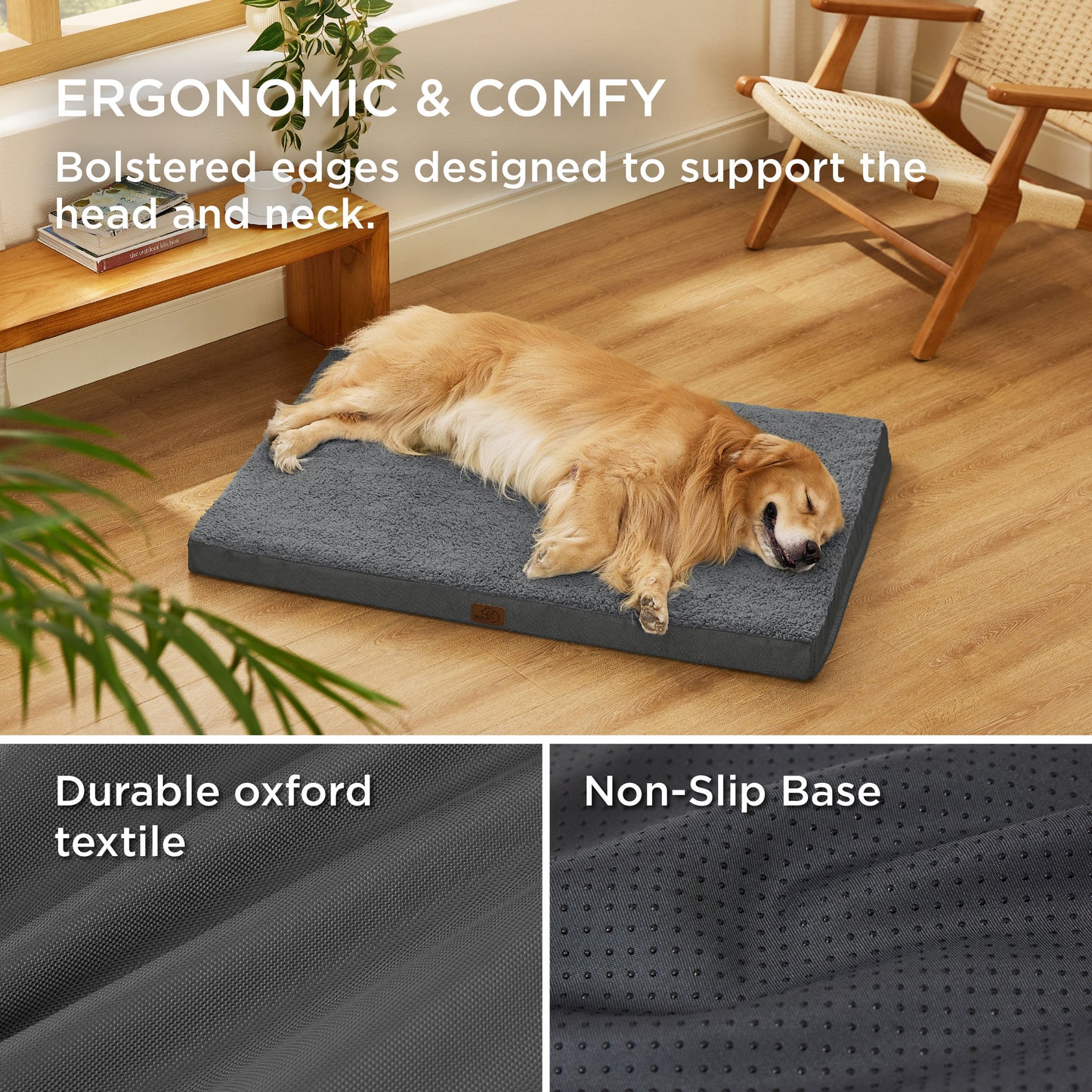 Egg Crate Foam Dog Bed