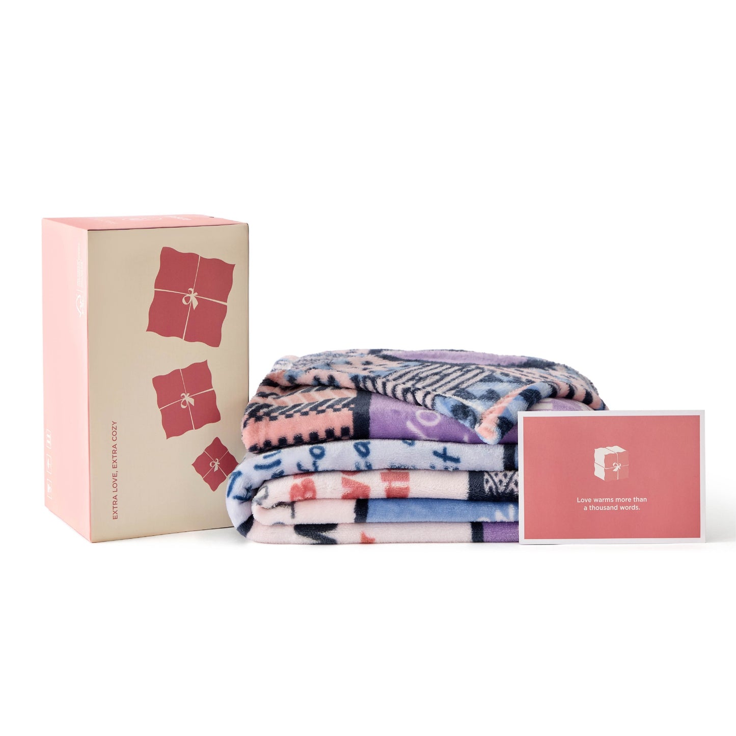 Printed Flannel Fleece Gift Blanket