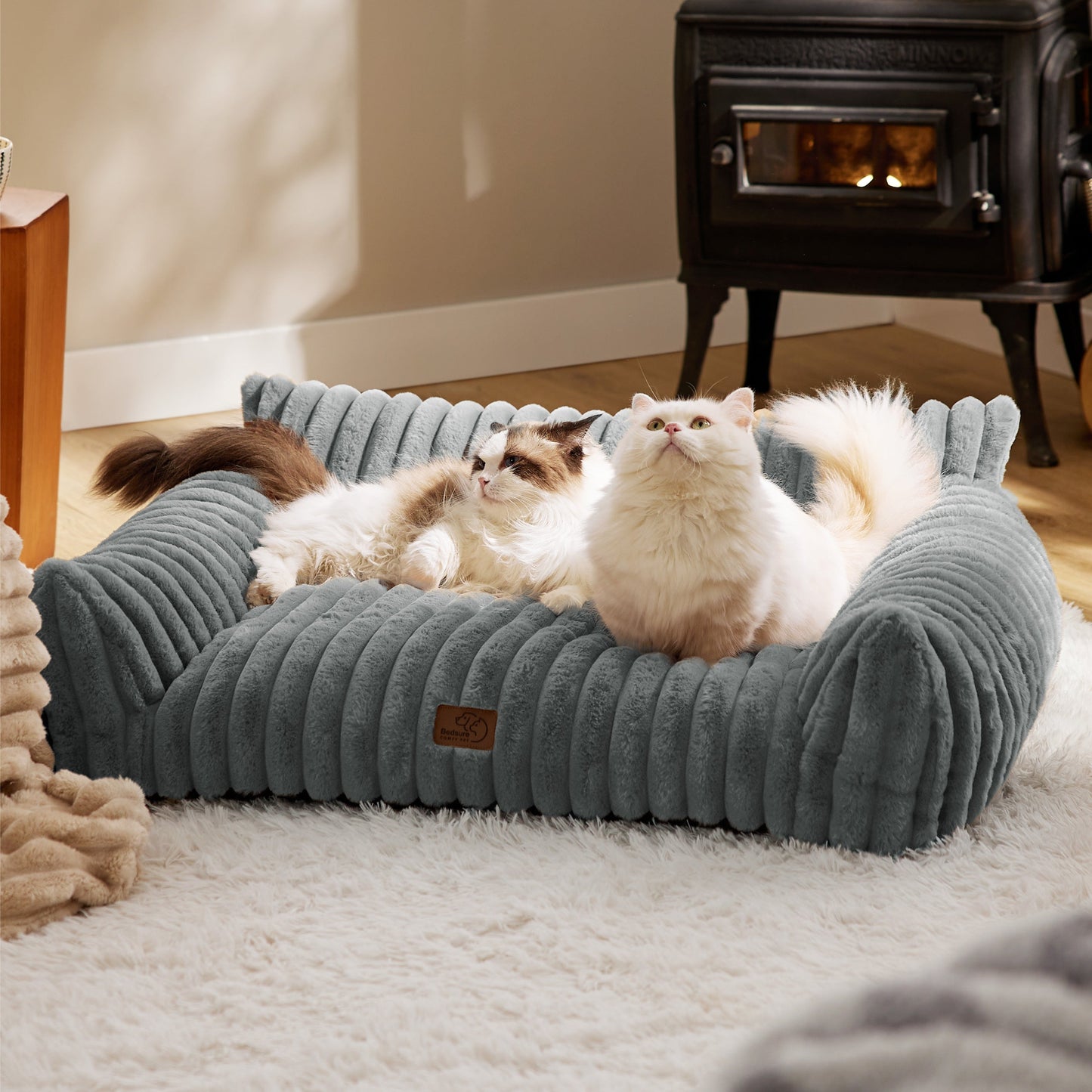 Corduroy Fleece Pet Couch
