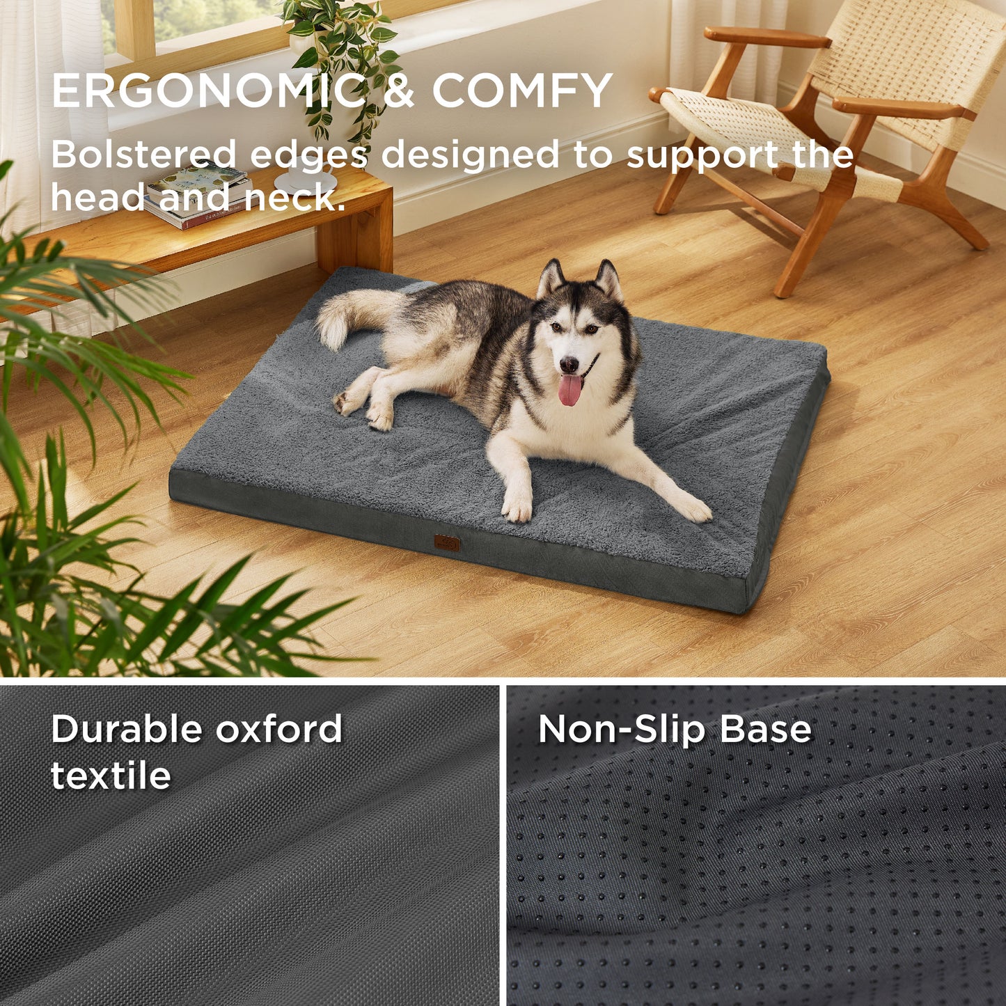 Egg Crate Foam Dog Bed