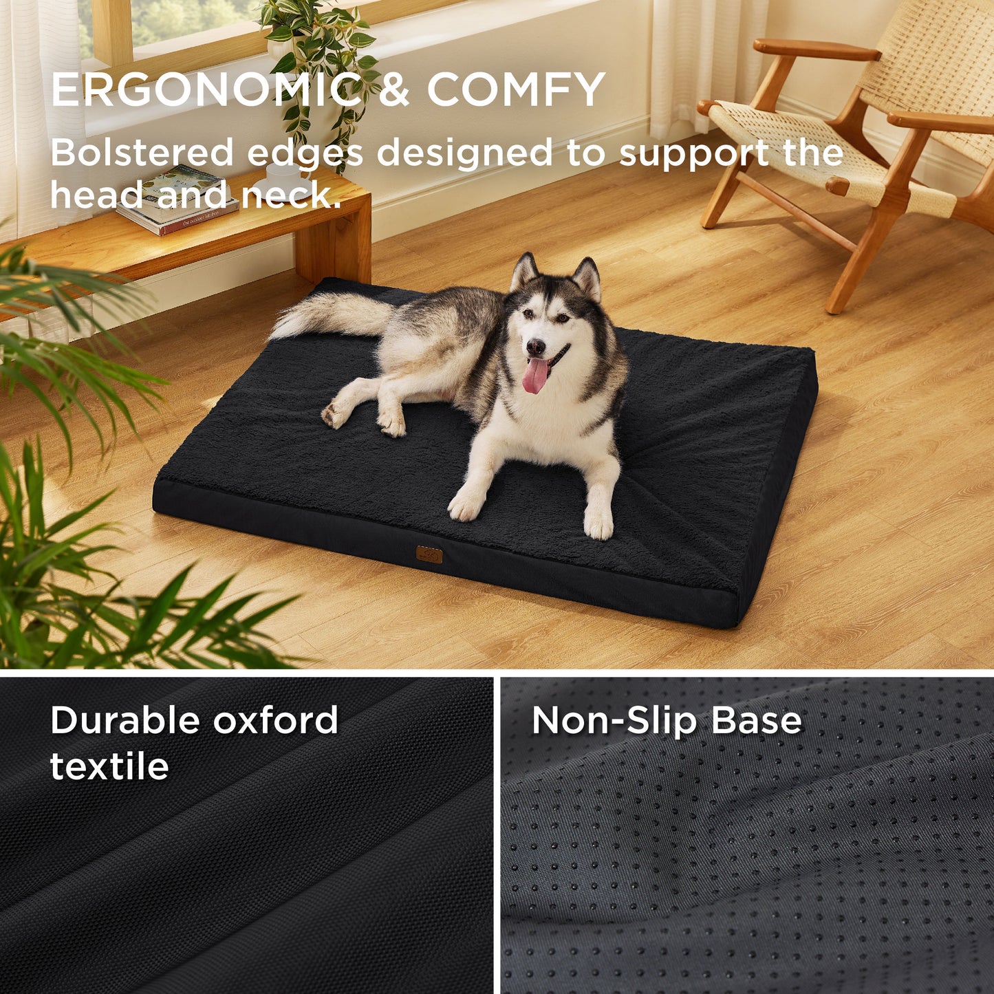 Egg Crate Foam Dog Bed