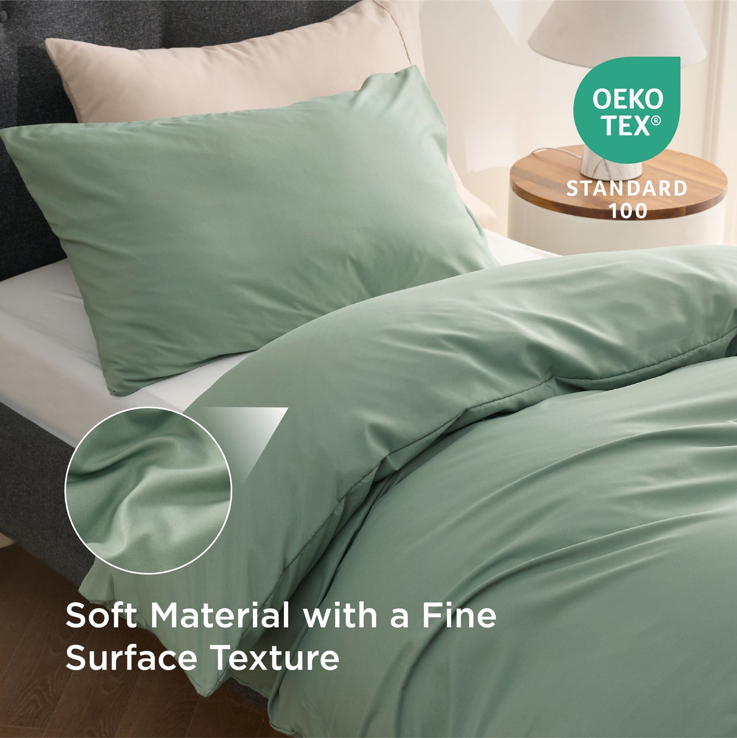 Brushed Polyester Microfiber Duvet Cover Set