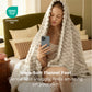 Textured Bubble Flannel Fleece Blanket