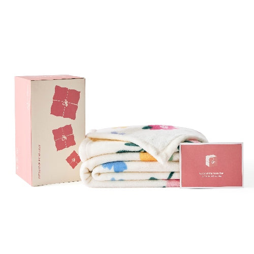 Printed Flannel Fleece Gift Blanket