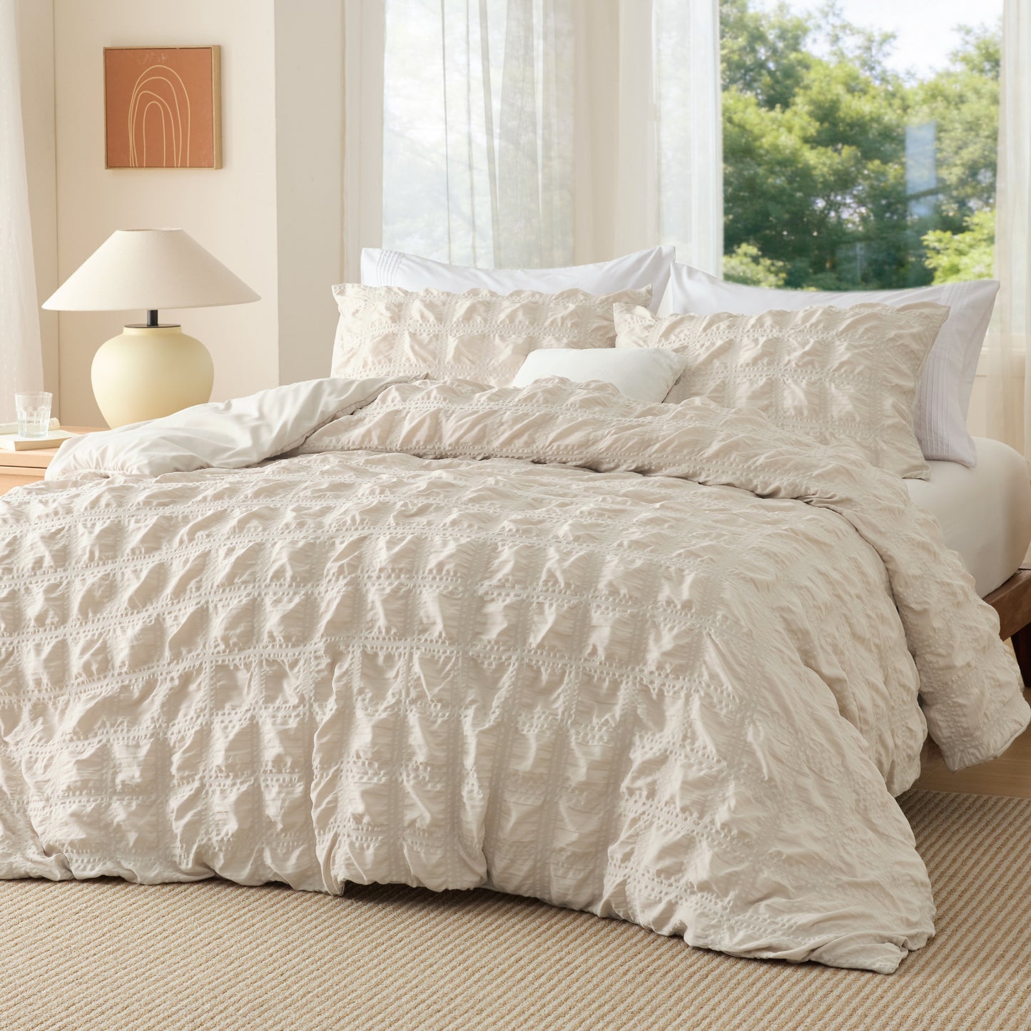 Seersucker Duvet Cover Set