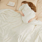 Acquard Stripes Shaggy Sherpa Blanket