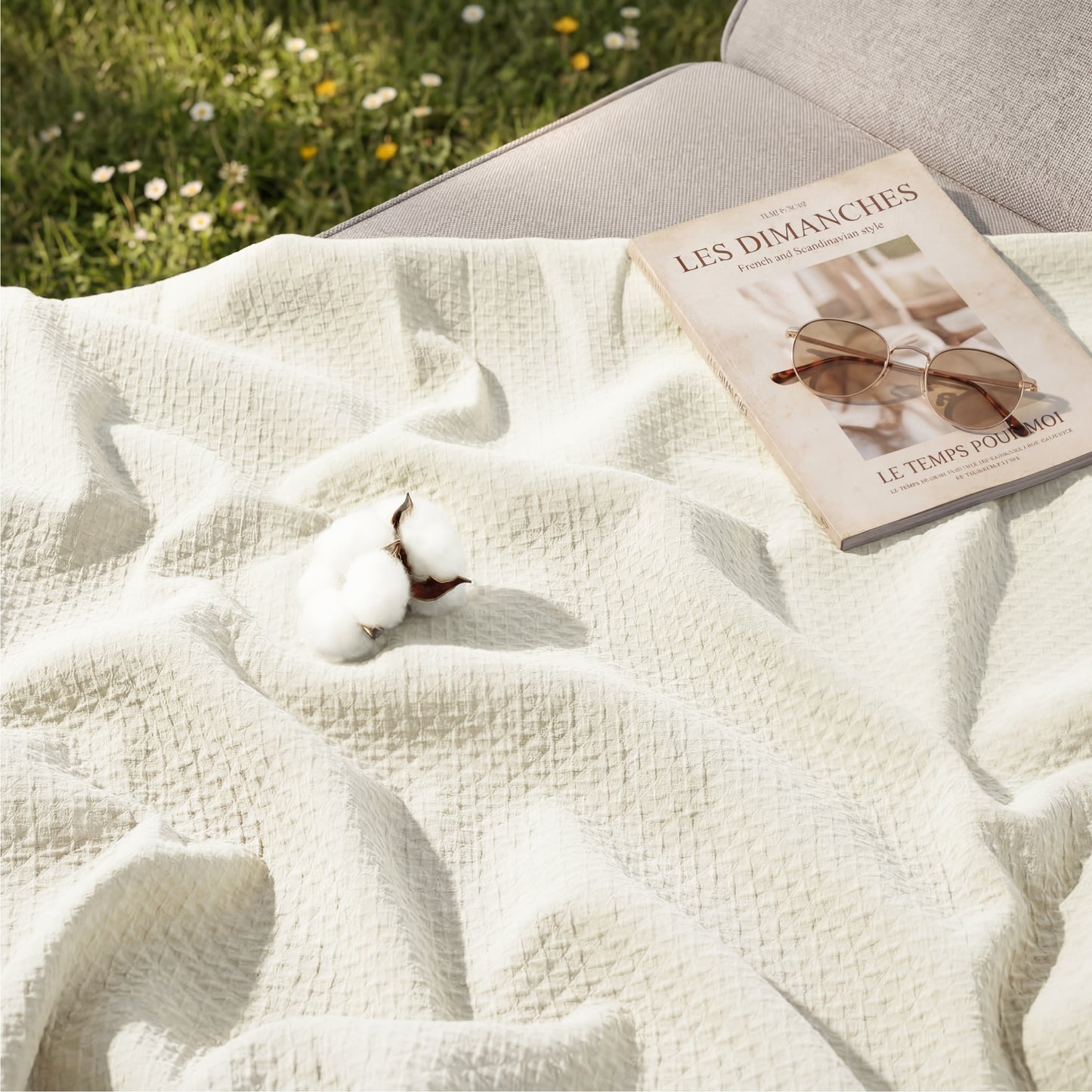 Diamond Weave Cotton Blanket