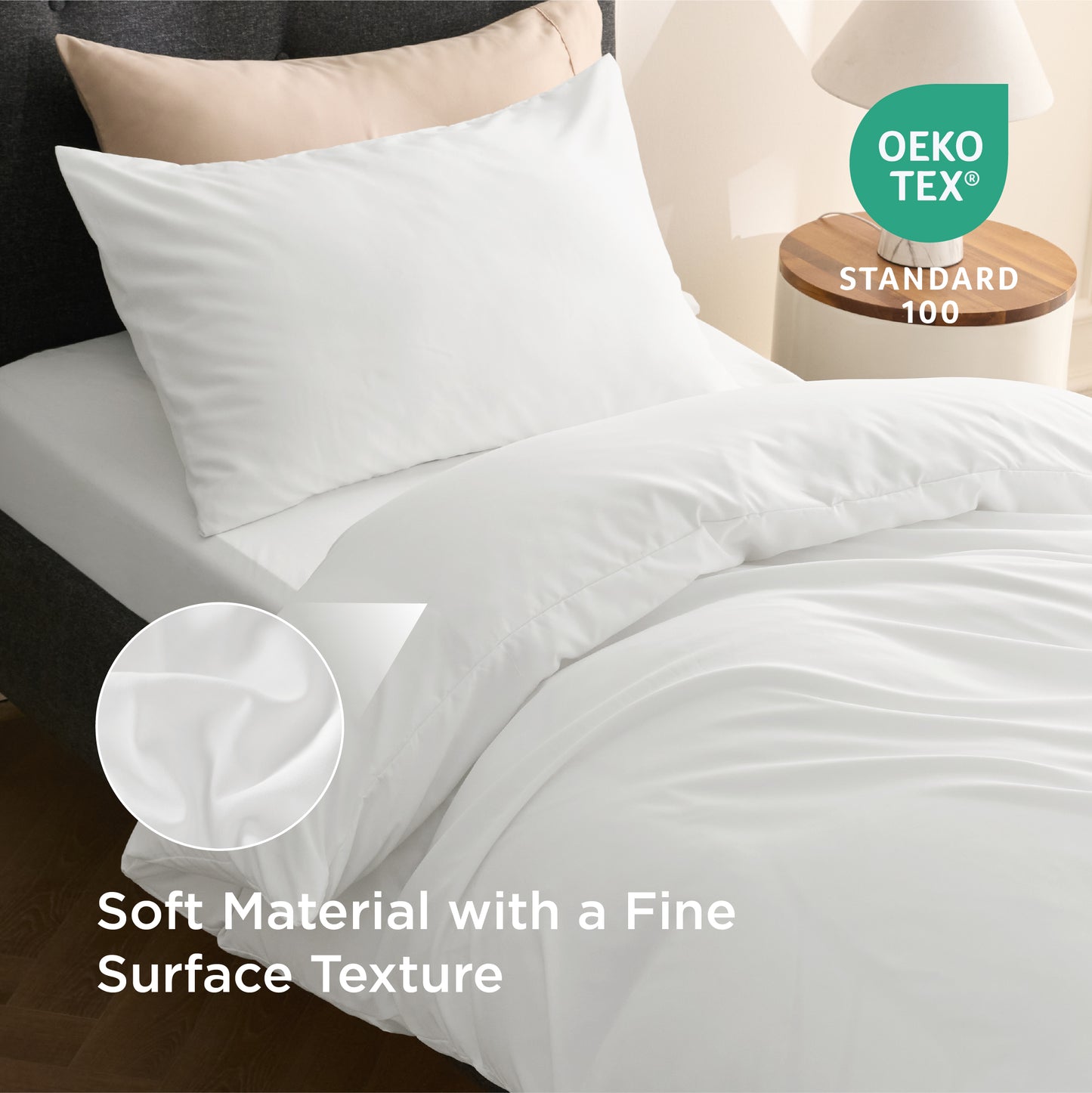 Brushed Polyester Microfiber Duvet Cover Set