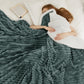 Acquard Stripes Shaggy Sherpa Blanket