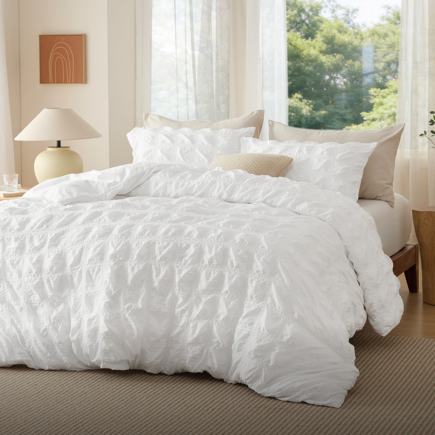 Seersucker Duvet Cover Set