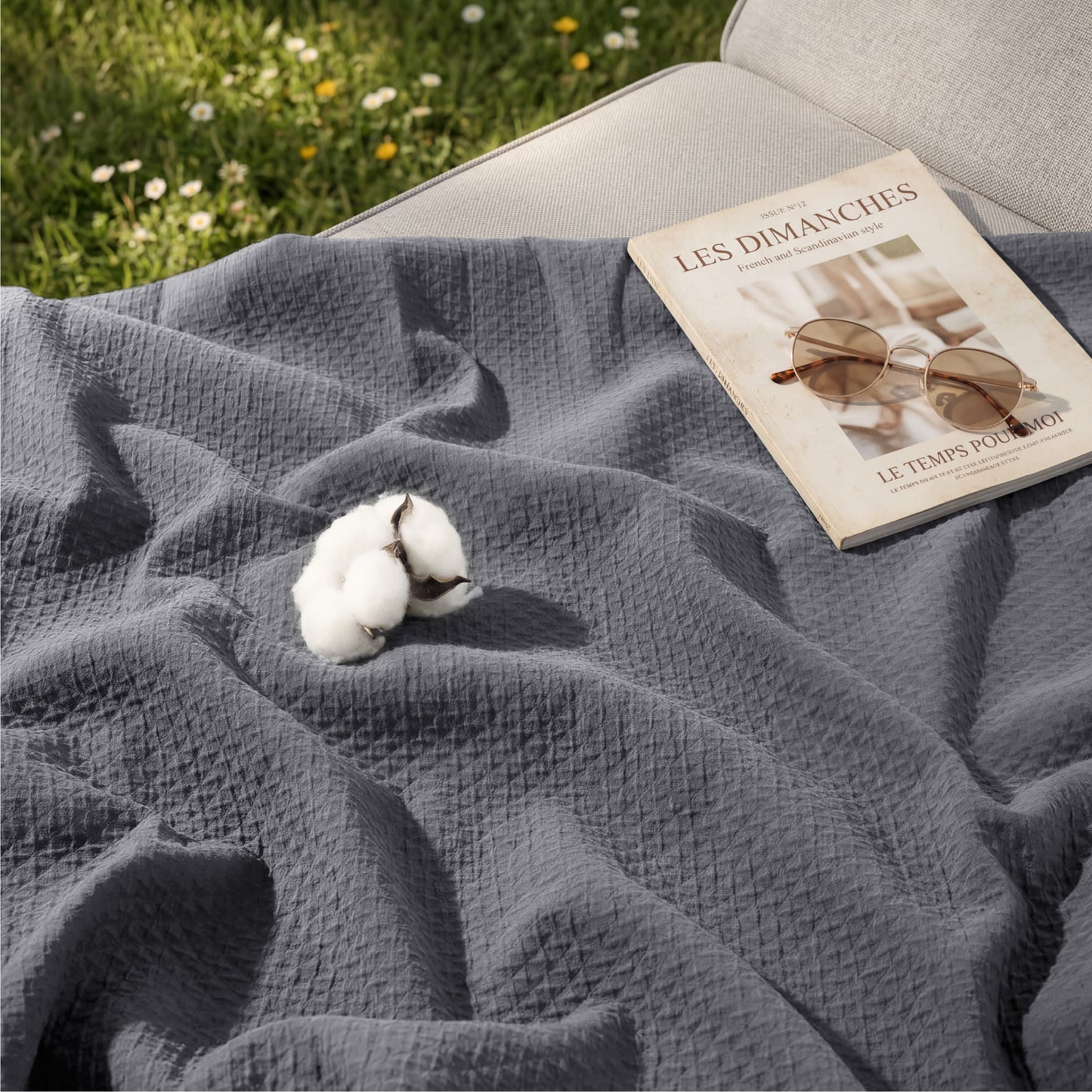 Diamond Weave Cotton Blanket