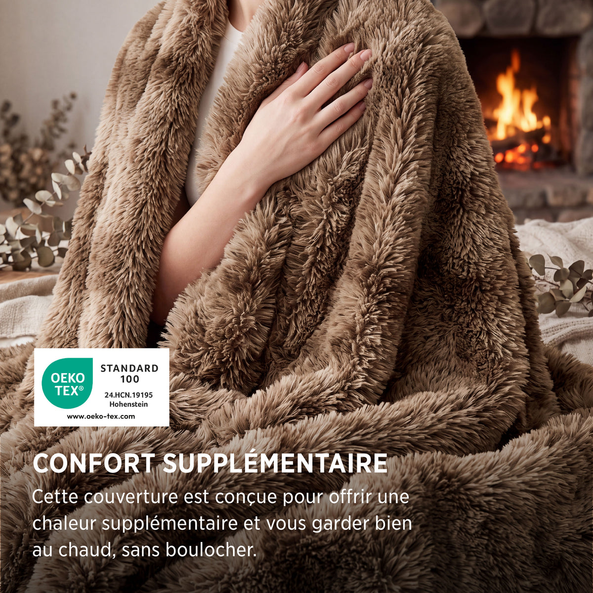 Fuzzy Faux Fur Blanket