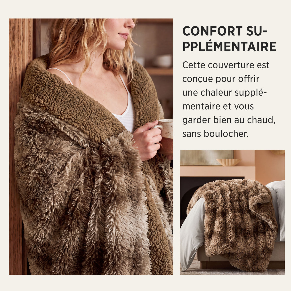 Fuzzy Faux Fur Blanket