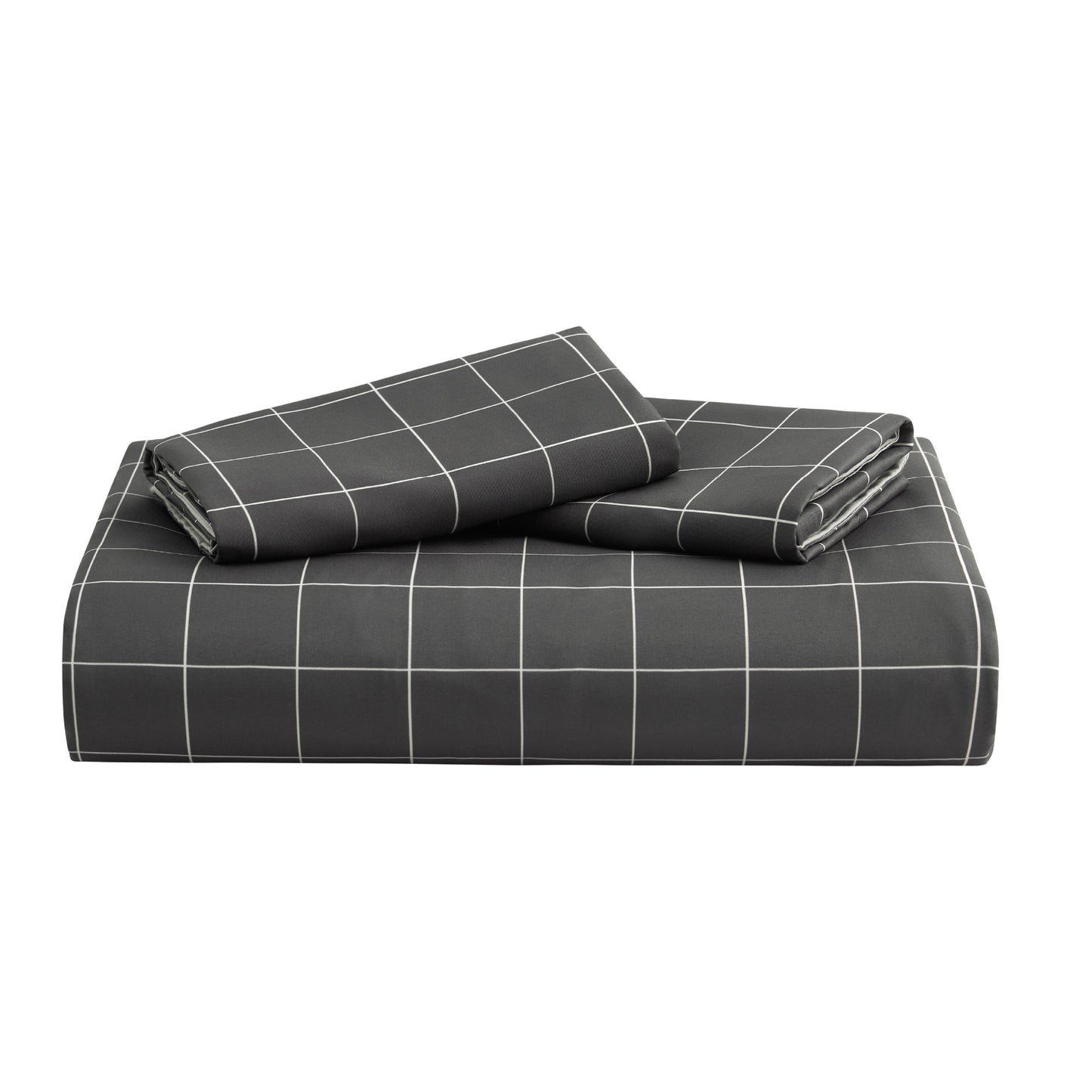 Patterned Polyester Microfiber Duvet Cover Set