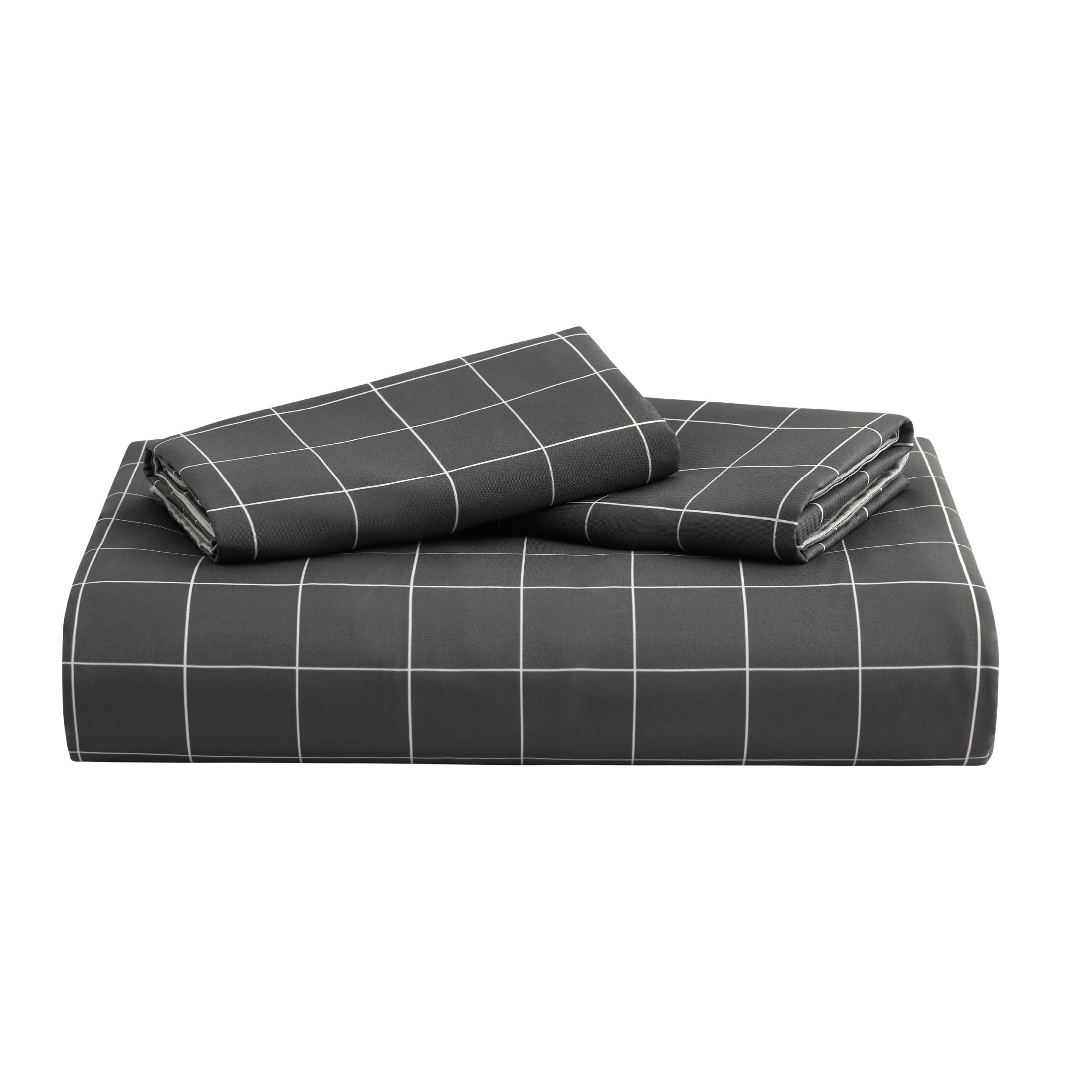 Patterned Polyester Microfiber Duvet Cover Set
