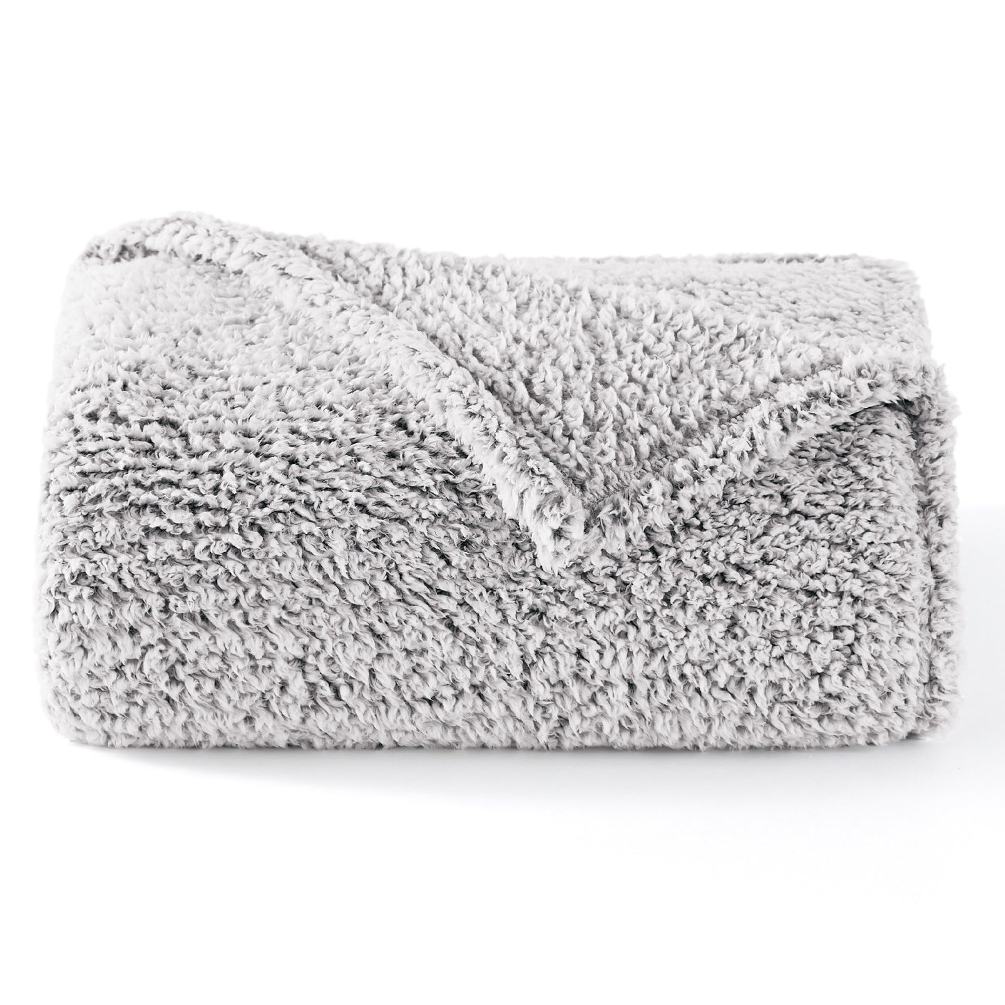 Melange Shaggy Sherpa Blanket