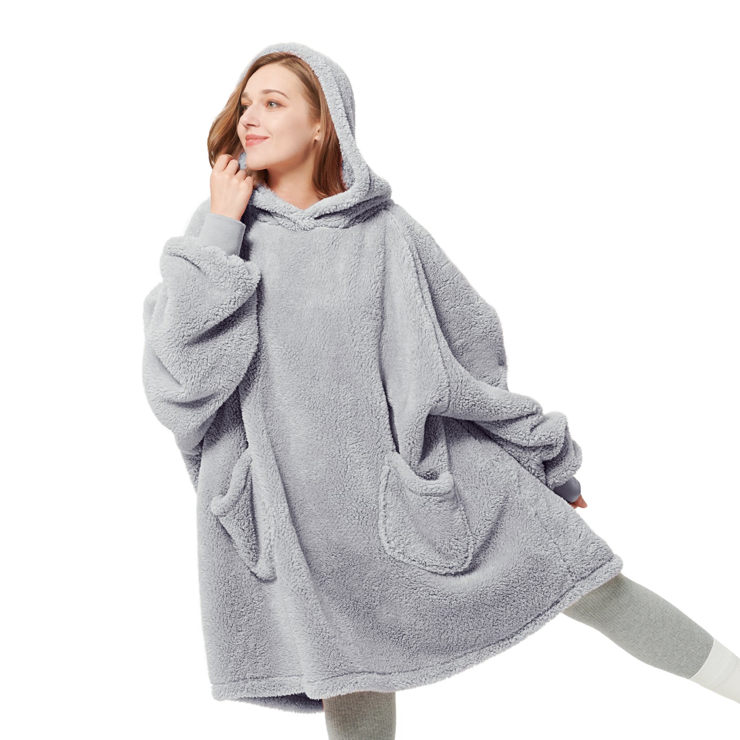 Shaggy Sherpa Wearable Blanket