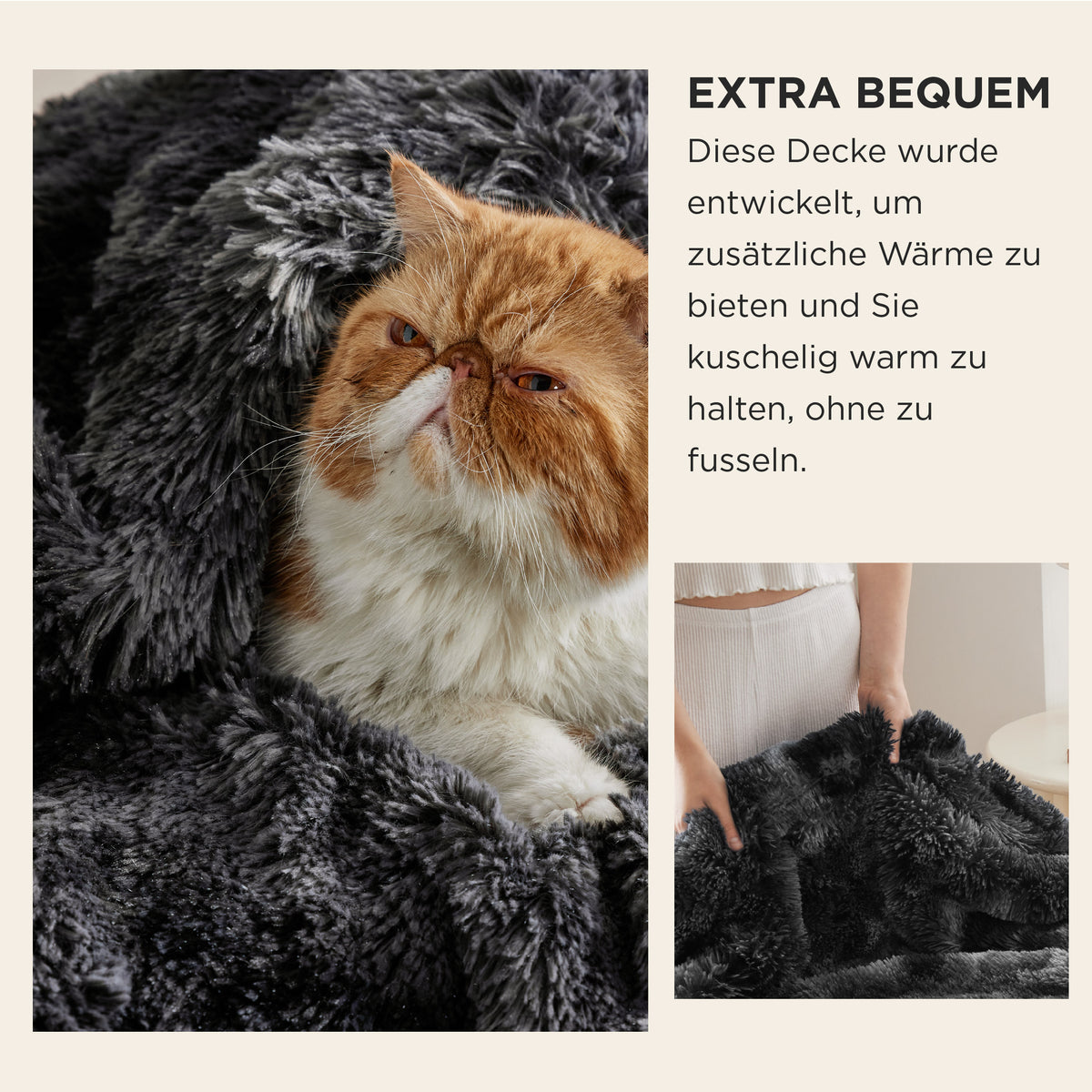 Fuzzy Faux Fur Blanket