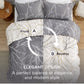 Patterned Polyester Microfiber Duvet Cover Set