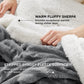Acquard Stripes Shaggy Sherpa Blanket