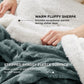 Acquard Stripes Shaggy Sherpa Blanket