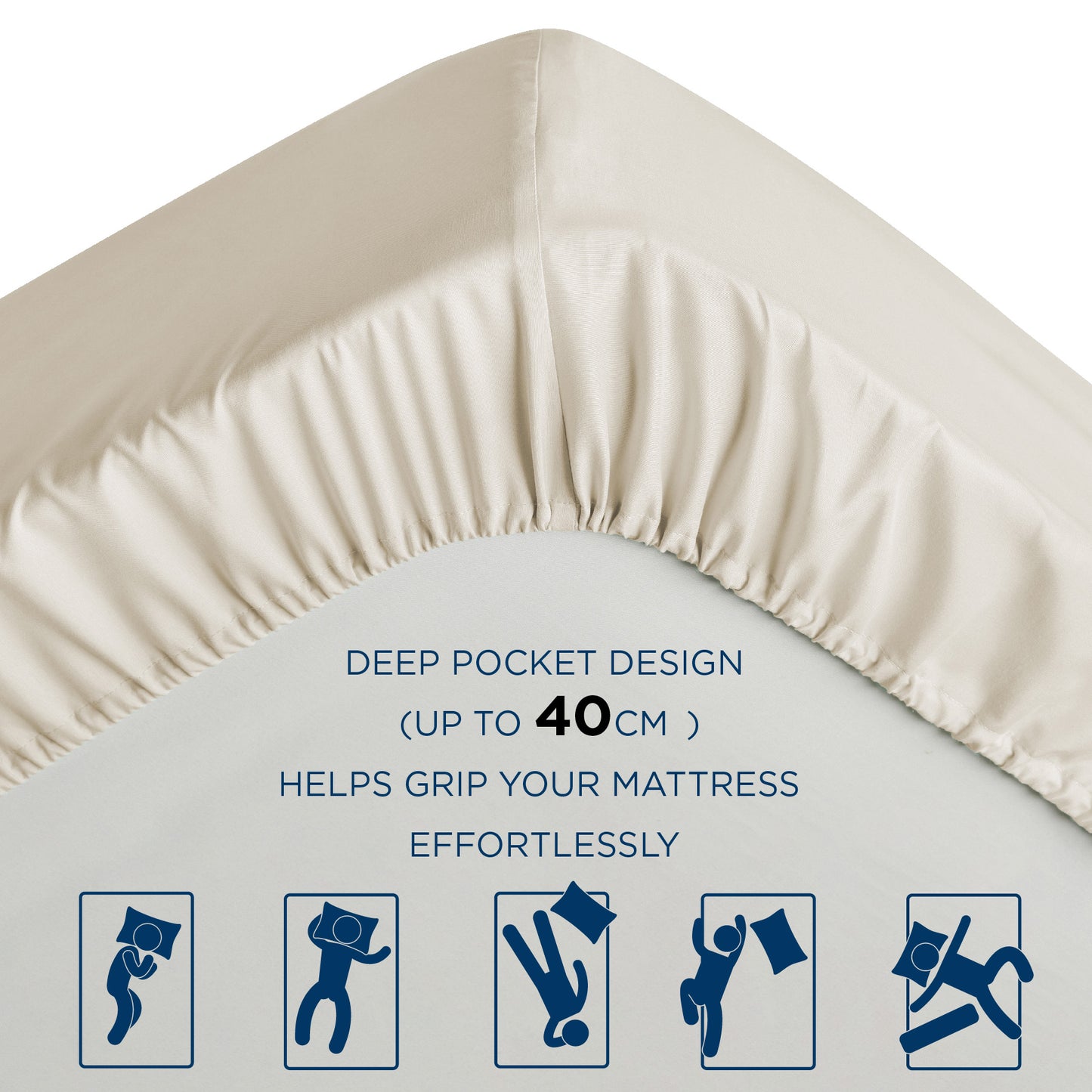 Extra Deep Fitted sheet