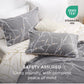 Patterned Polyester Microfiber Duvet Cover Set