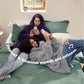 Shaggy Sherpa Wearable Blanket