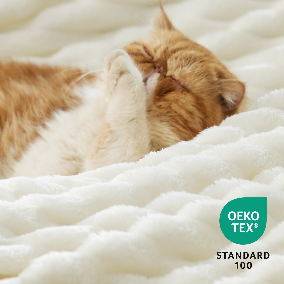 Acquard Stripes Shaggy Sherpa Blanket