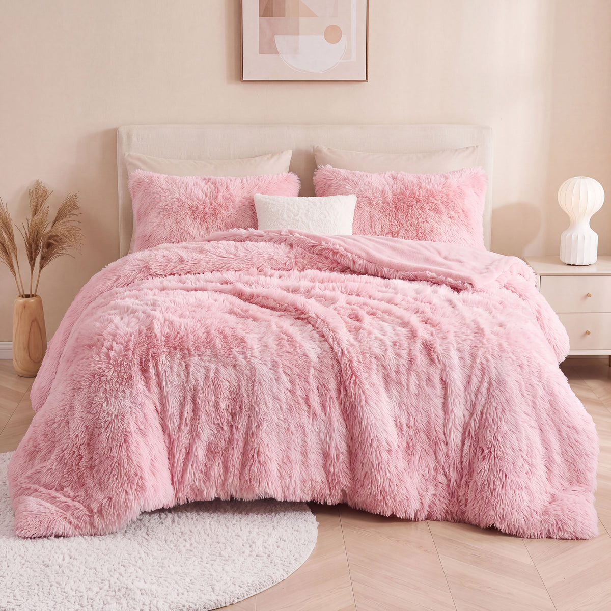 Fuzzy Faux Fur Blanket