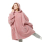 Shaggy Sherpa Wearable Blanket