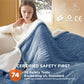 Solid Flannel Heated Blanket
