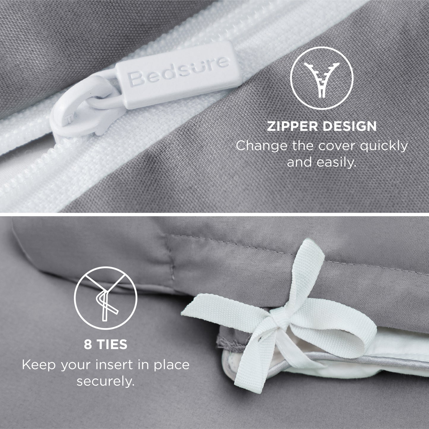 Brushed Polyester Microfiber Duvet Cover Set