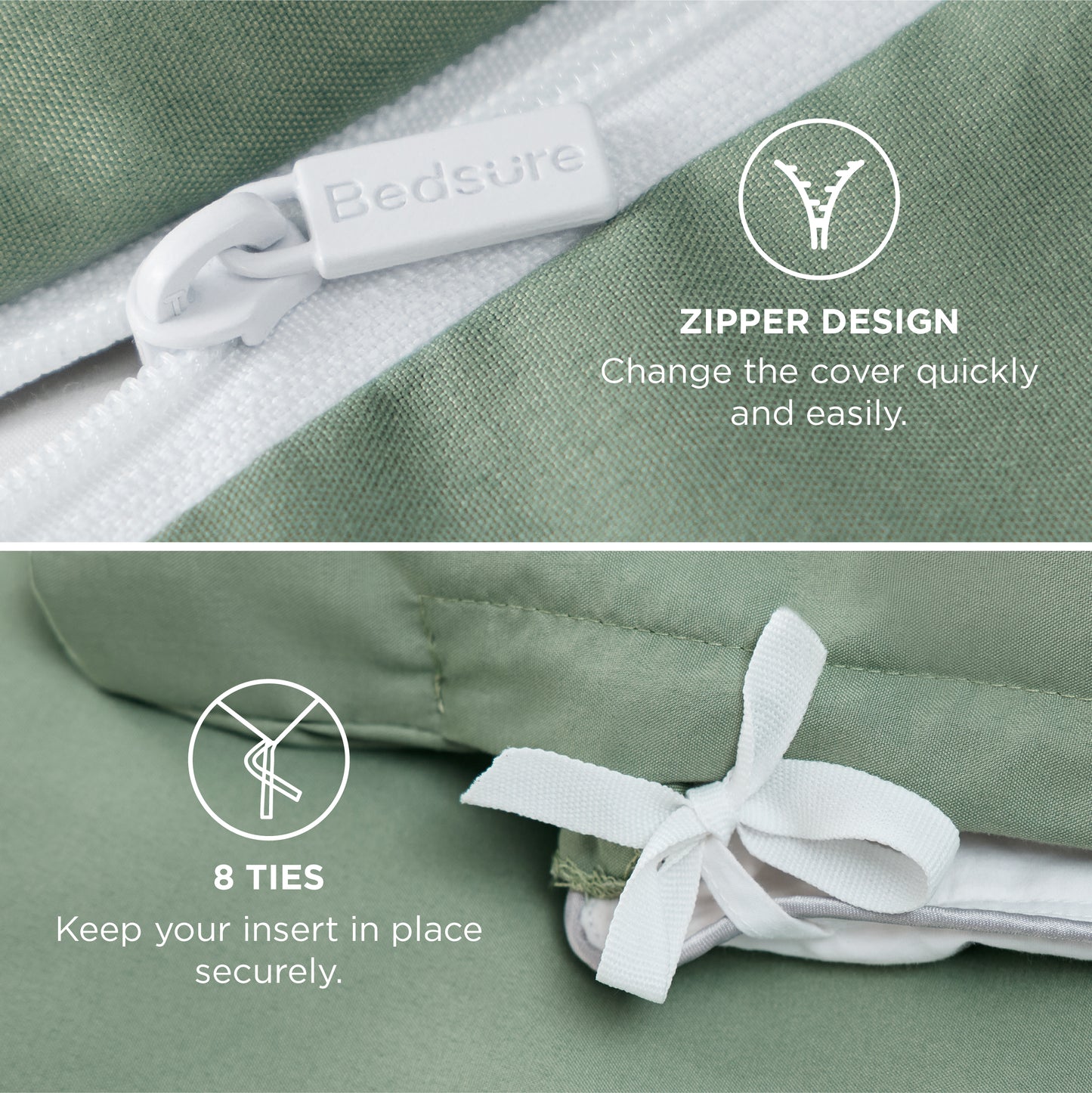 Brushed Polyester Microfiber Duvet Cover Set