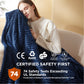 GentleSoft® Ribbed Flannel Heated Blanket