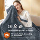 GentleSoft® Ribbed Flannel Heated Blanket