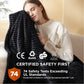 GentleSoft® Ribbed Flannel Heated Blanket