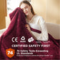 GentleSoft® Ribbed Flannel Heated Blanket