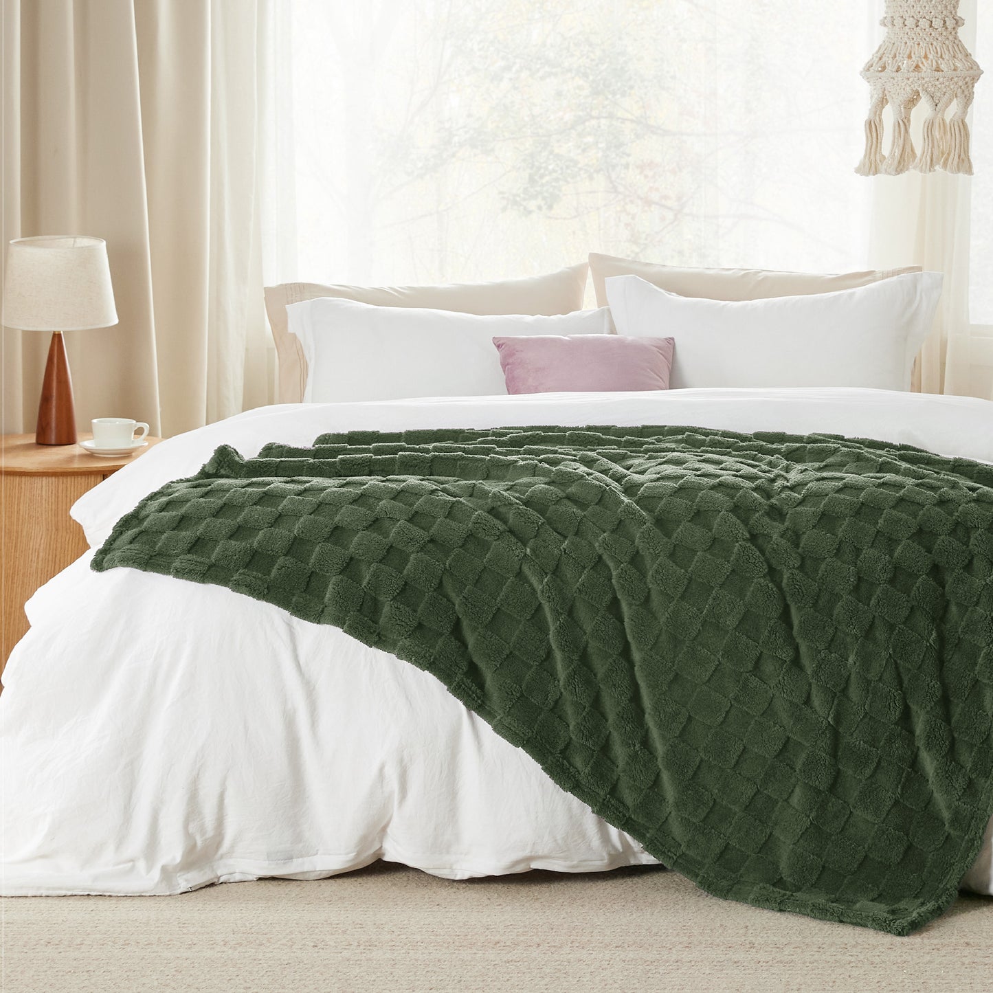 Jacquard Shaggy Sherpa Blanket