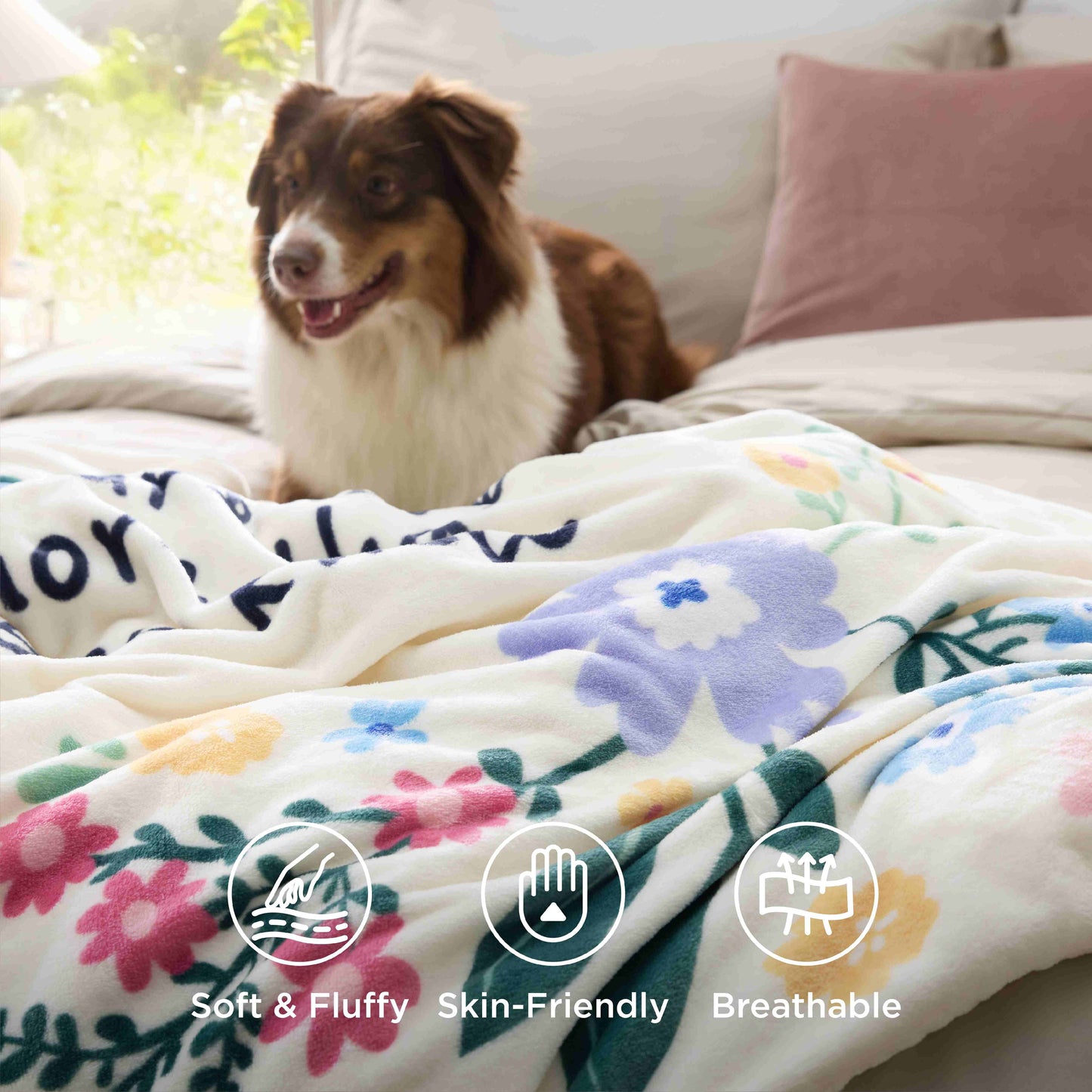Printed Flannel Fleece Gift Blanket