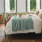 Textured Bubble Flannel Fleece Blanket