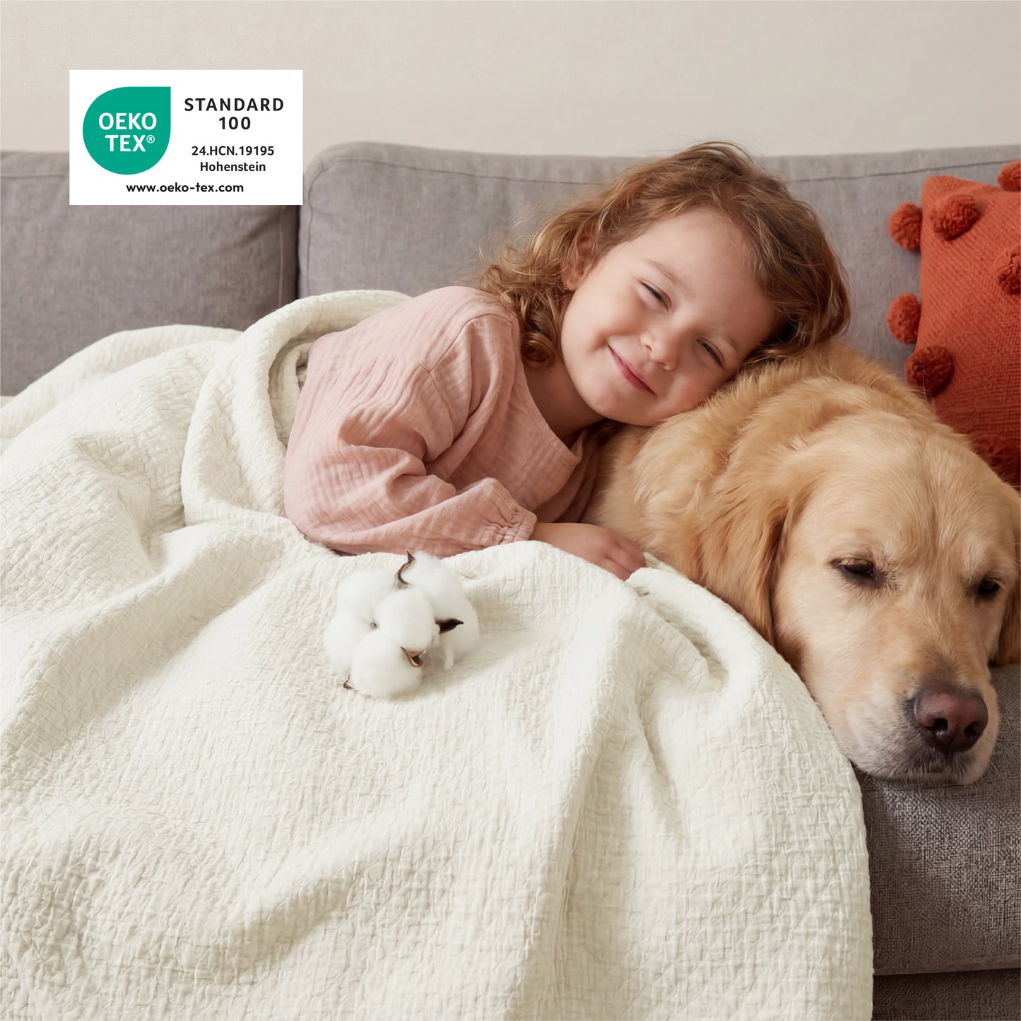 Diamond Weave Cotton Blanket