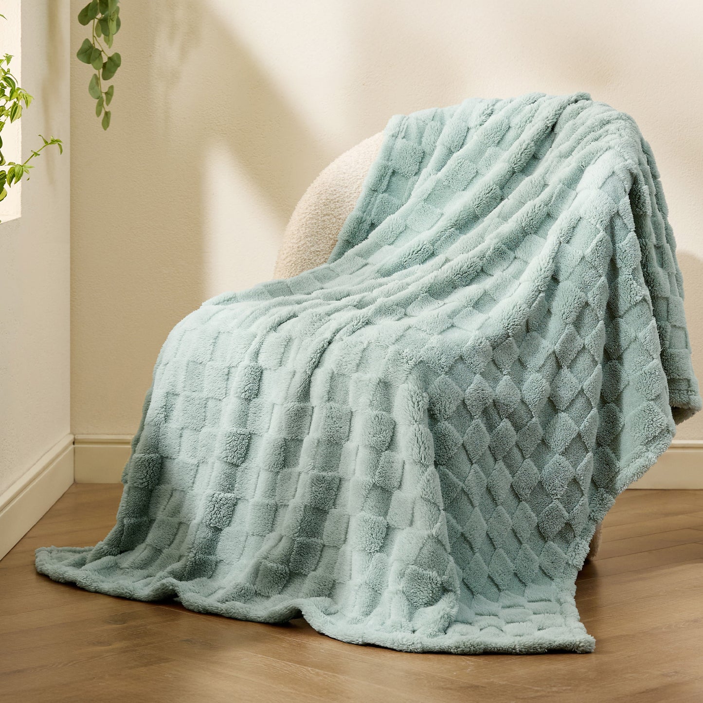 Jacquard Shaggy Sherpa Blanket