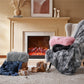 Fuzzy Faux Fur Blanket