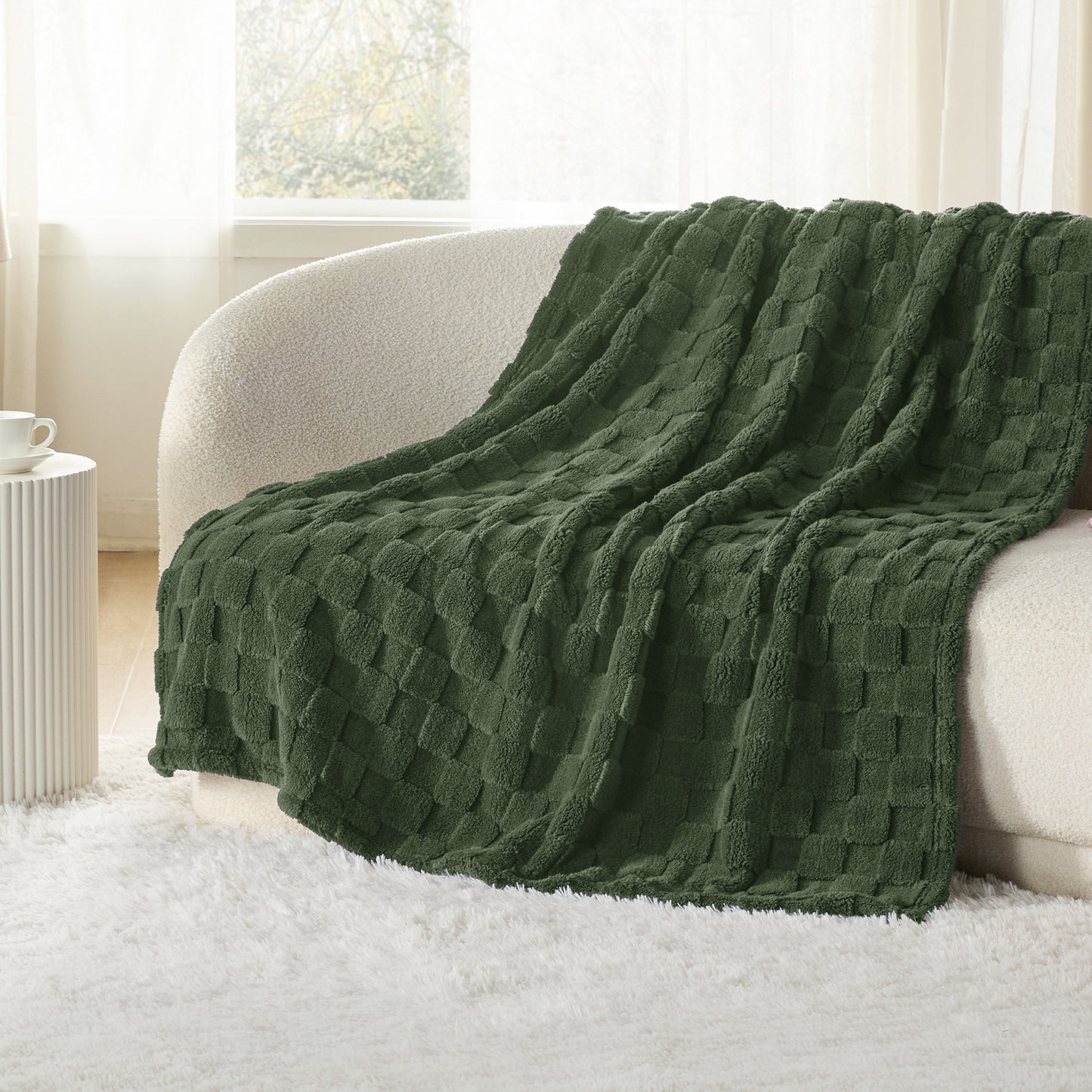 Jacquard Shaggy Sherpa Blanket