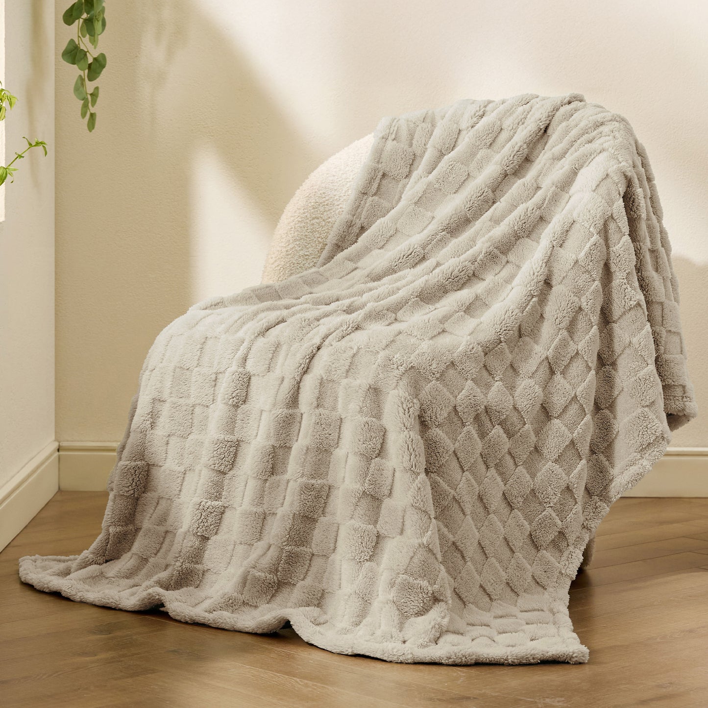 Jacquard Shaggy Sherpa Blanket